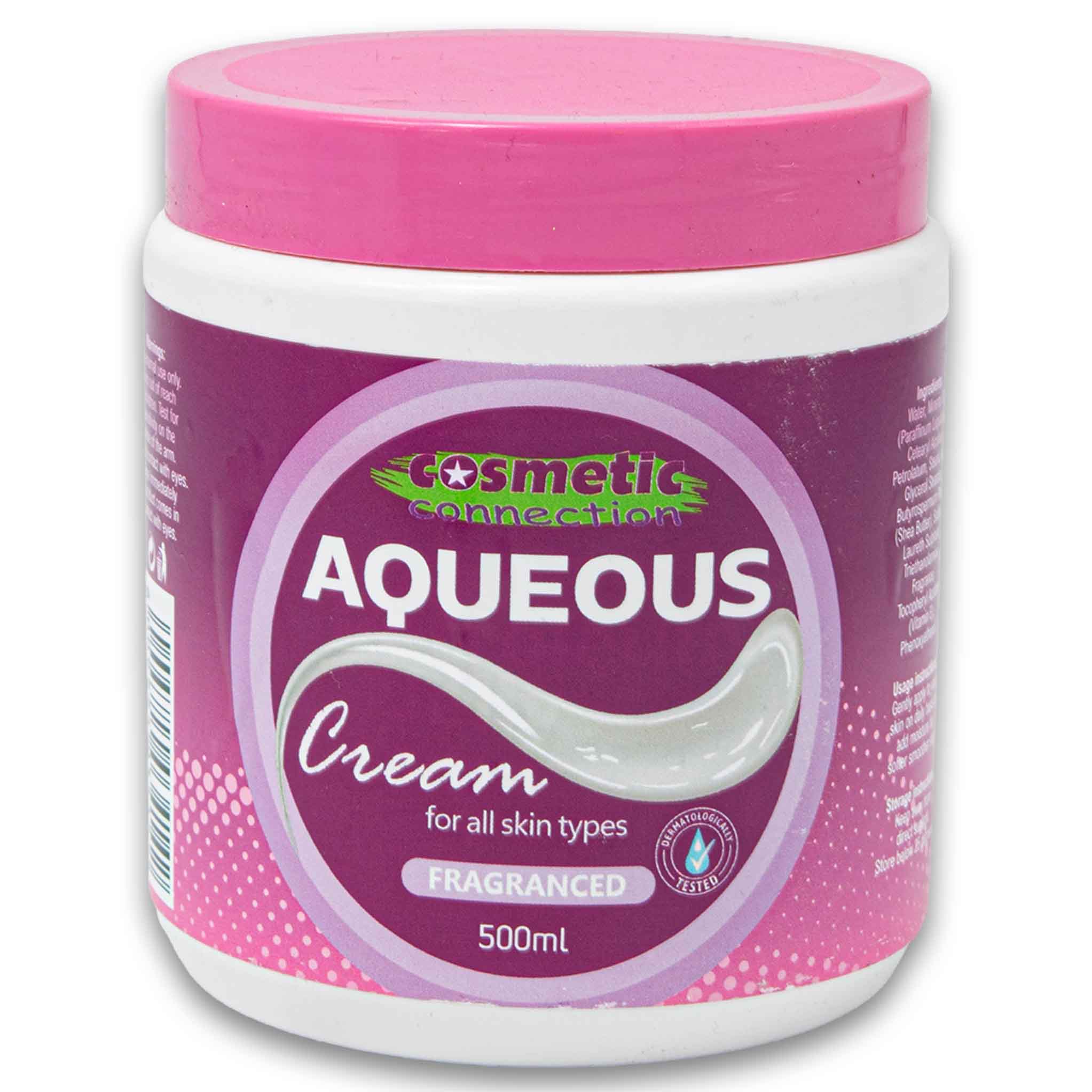 Cosmetic Connection, Aqueous Cream for all Skin Types 500ml - Cosmetic Connection